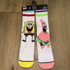 ODD SOX Nickelodeon‎ SPONGEBOB AND PATRICK  socks (Adult size 6-13) New